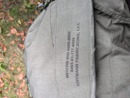 Original US Army Duffel Bag Seesack Nylon Oliv gebraucht – Seabag Rucksack (NSN 8465-01-117-8699)