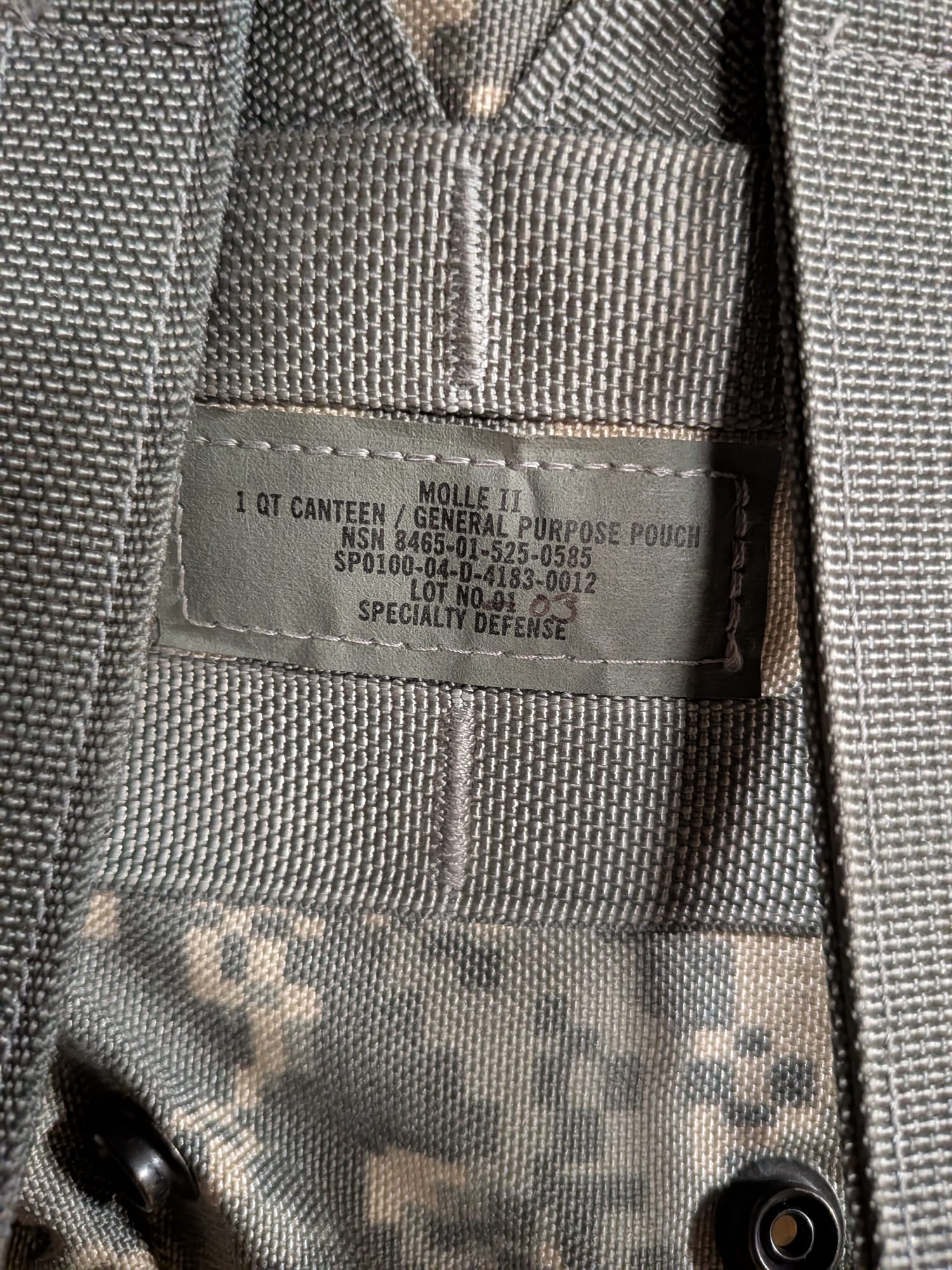 MOLLE II Canteen Pouch Feldflaschen-Tasche – Werk 97